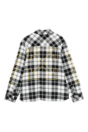 camicia in cotone nero OFF WHITE KIDS | OBGA001F25FAB0011018